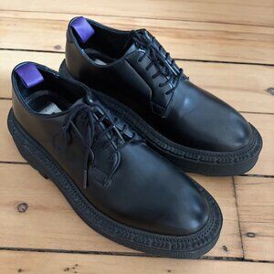 Alexis Chunky Leather Oxford Derby Black - Size 36